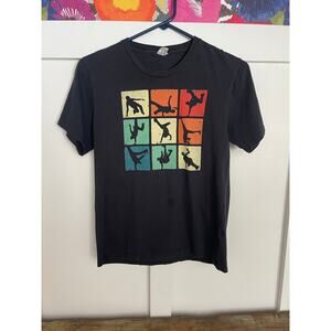 Colorful break dancing shirt